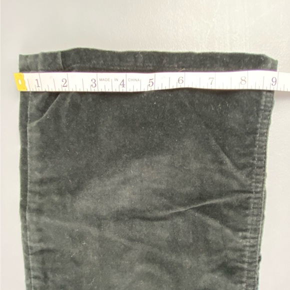 Express black velvet velour soft bootcut pants women's size 8 - Picture 13 of 15
